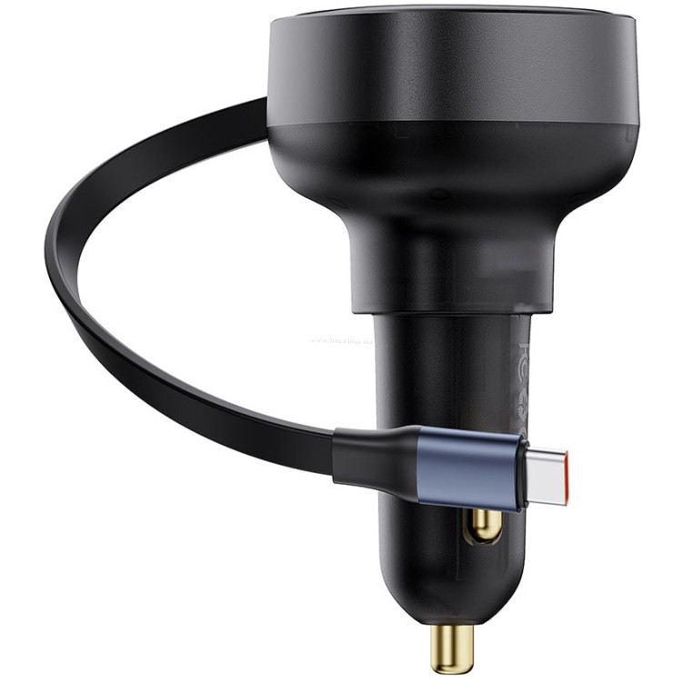 Автомобильное зарядное устройство Baseus Enjoyment Pro USB-C (Black)