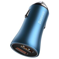 Автомобильное зарядное устройство Baseus Golden Contactor CCJD-A03 (Blue) Thumb