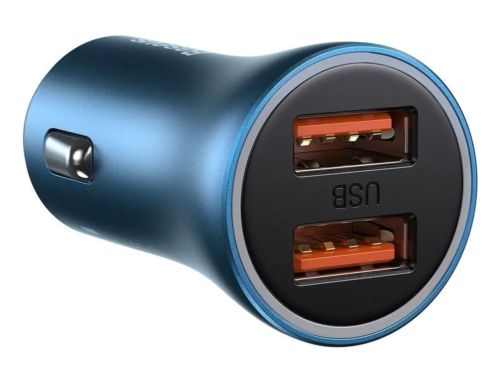 Автомобильное зарядное устройство Baseus Golden Contactor CCJD-A03 (Blue)