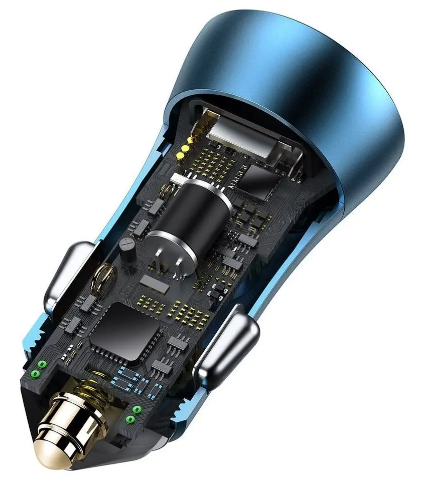 Автомобильное зарядное устройство Baseus Golden Contactor CCJD-A03 (Blue)