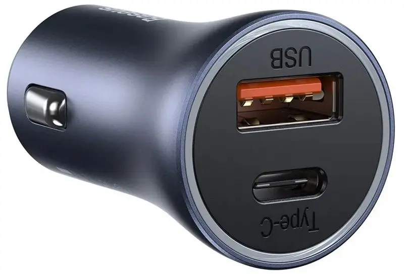 Автомобильное зарядное устройство Baseus Golden Contactor Pro CGJP020013 (Dark Grey)