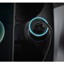 Incarcator auto Baseus Golden Contactor Pro Dual Quick Charger Car Charger U+C 40W (Black) Thumb