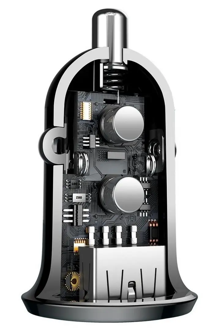 Încărcător auto Baseus Grain Pro CCALLP-01 (Black)