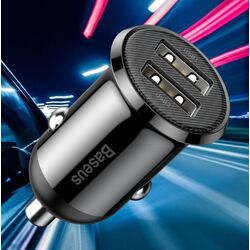 Încărcător auto Baseus Grain Pro CCALLP-01 (Black) Thumb