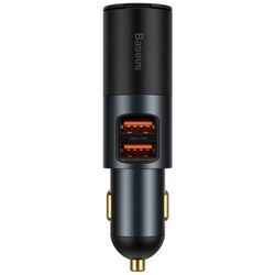 Incarcator auto Baseus Share Together Fast Charge with Cigarette Lighter Expansion (Black)