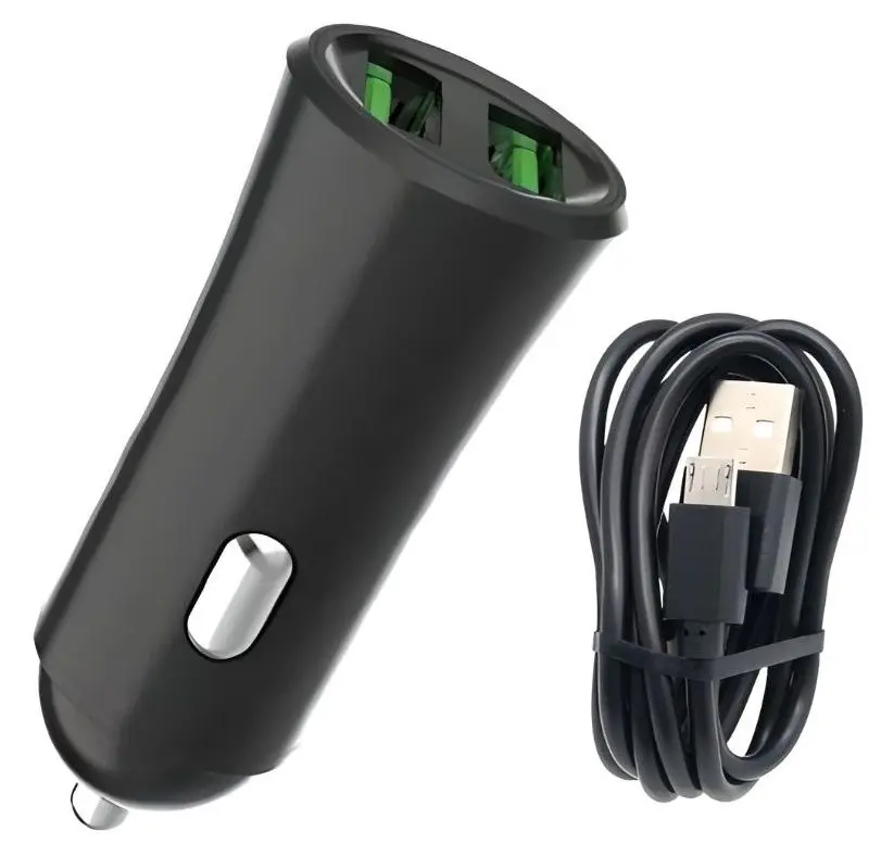 Incarcator auto Charome C6 + cablu USB to Type-C (Black)