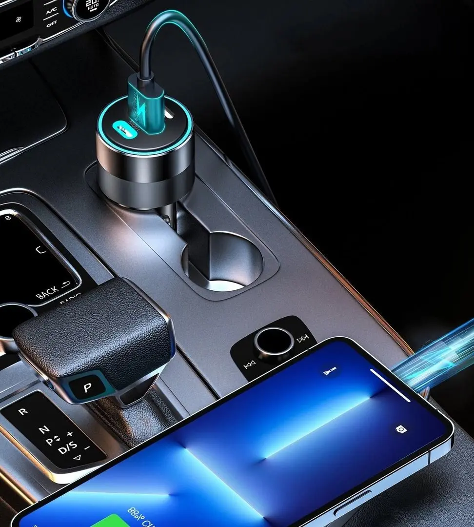 Incarcator auto Choetech TC0011 (Black)