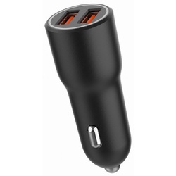 Incarcator auto Gembird TA-UC-A2QC36-CAR-01 (Black) Thumb