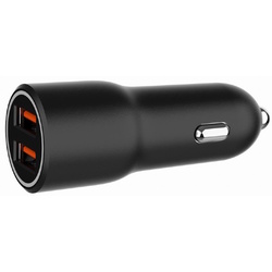 Incarcator auto Gembird TA-UC-A2QC36-CAR-01 (Black) Thumb