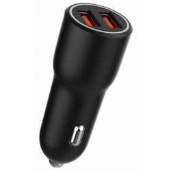 Incarcator auto Gembird TA-UC-A2QC36-CAR-01 (Black)