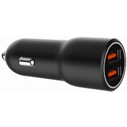 Incarcator auto Gembird TA-UC-A2QC36-CAR-01 (Black) Thumb