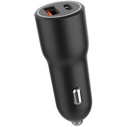 Incarcator auto Gembird TA-UC-AC2PDQC38-CAR-01 (Black) Thumb