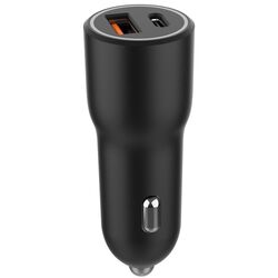 Incarcator auto Gembird TA-UC-AC2PDQC38-CAR-01 (Black) Thumb