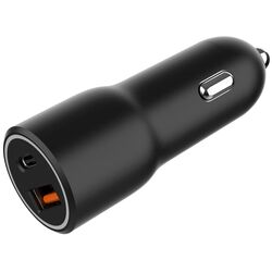 Incarcator auto Gembird TA-UC-AC2PDQC38-CAR-01 (Black) Thumb