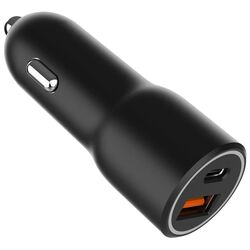 Incarcator auto Gembird TA-UC-AC2PDQC38-CAR-01 (Black) Thumb
