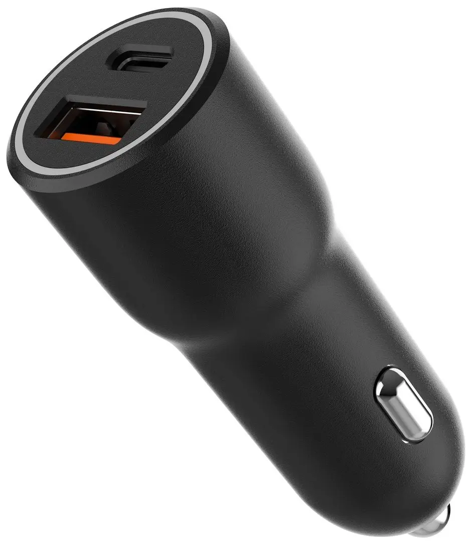 Incarcator auto Gembird TA-UC-AC2PDQC38-CAR-01 (Black)