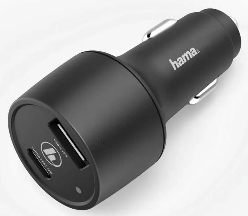 Incarcator auto Hama 183323 (Black) - 2