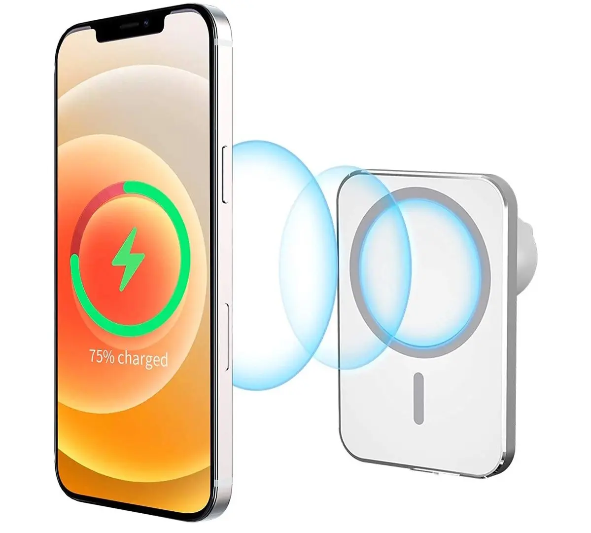 Автомобильное зарядное устройство Hoco Car Magnetic (White)