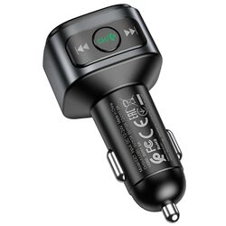 Автомобильное зарядное устройство Hoco E67 Fighter (Black) Thumb