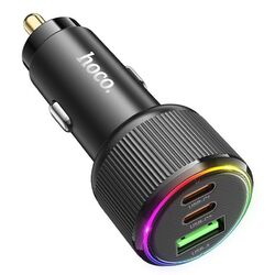 Автомобильное зарядное устройство Hoco NZ17 (Black) Thumb