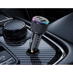 Автомобильное зарядное устройство Hoco NZ17 (Black) Thumb