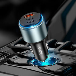 Автомобильное зарядное устройство Hoco NZ9 Galloper (Black) Thumb