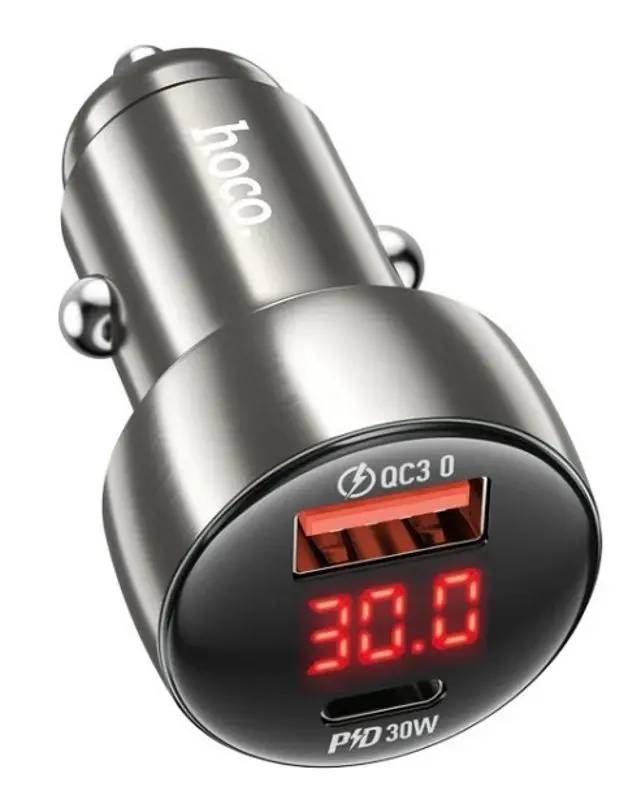 Incarcator auto Hoco Z50 (Grey)