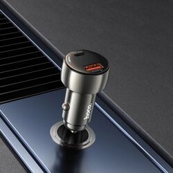 Incarcator auto Hoco Z50 (Grey) Thumb