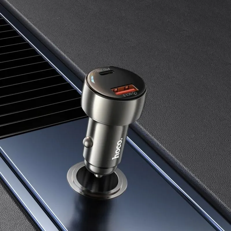 Incarcator auto Hoco Z50 (Grey)