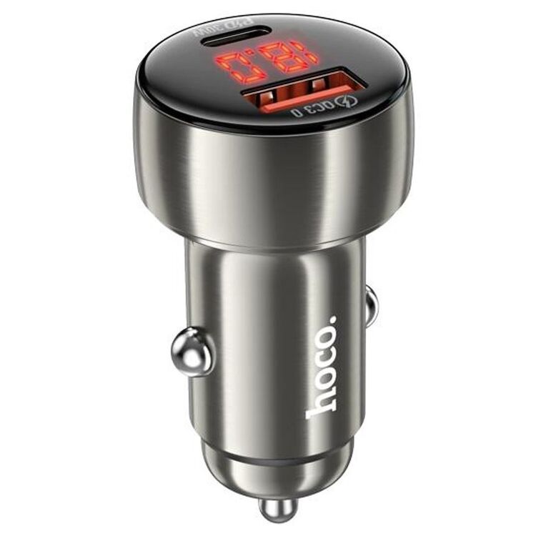 Incarcator auto Hoco Z50 (Grey)