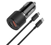 Incarcator auto Kakusiga KSC-678 + Lightning (Black)