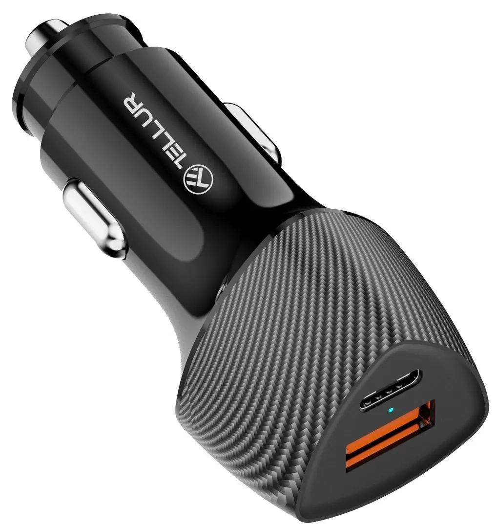 Încărcător auto Tellur FCC10 (Black)