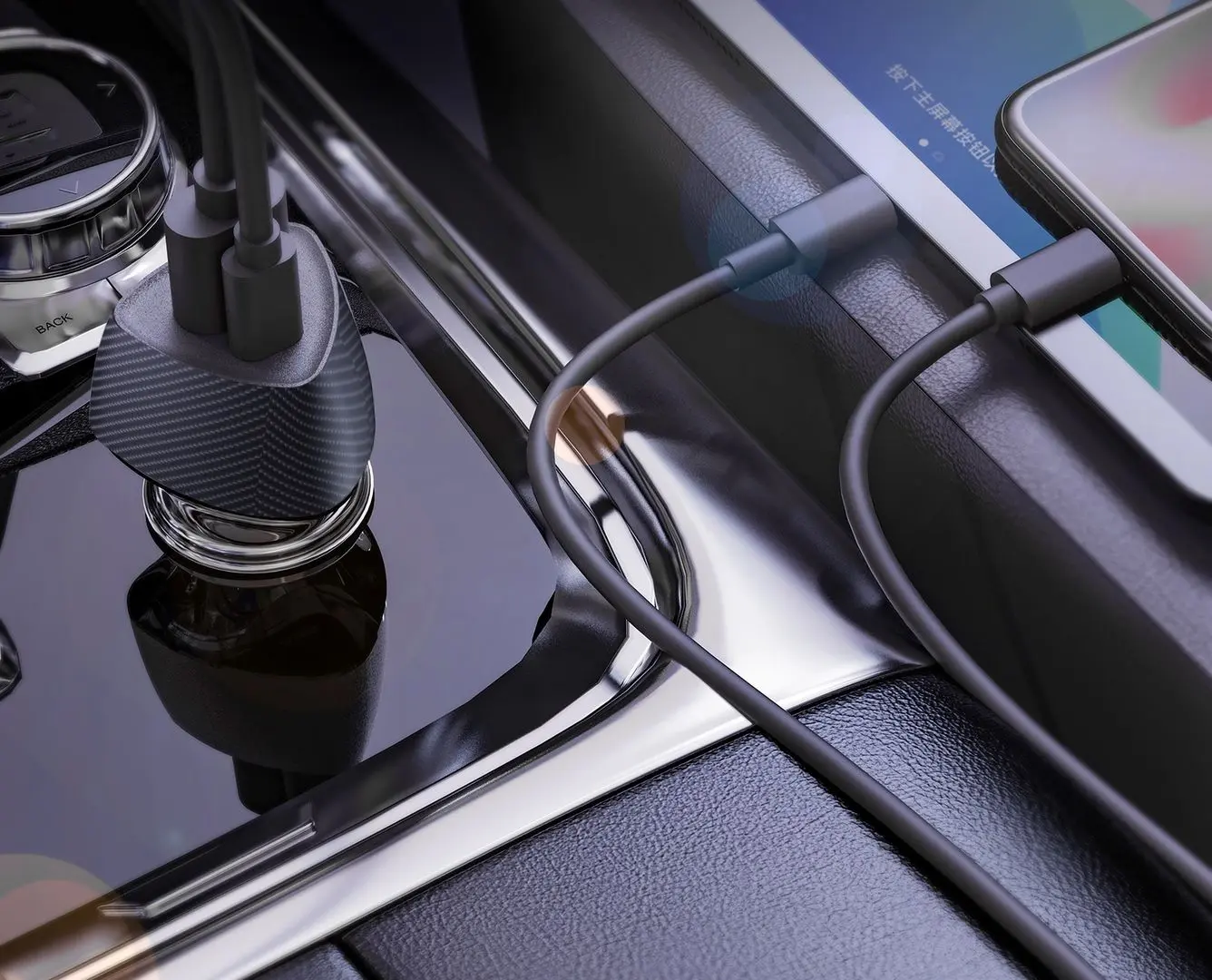 Încărcător auto Tellur FCC10 (Black)