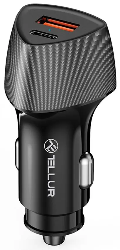 Încărcător auto Tellur FCC10 (Black)