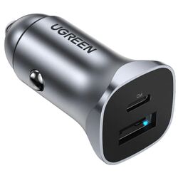Incarcator auto Ugreen 24W USB-C Car Charger with PD & QC 3.0 (Space Grey) Thumb