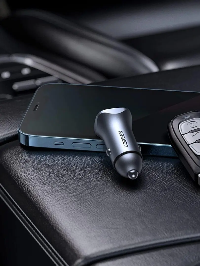 Incarcator auto Ugreen 30780 (Space Grey)