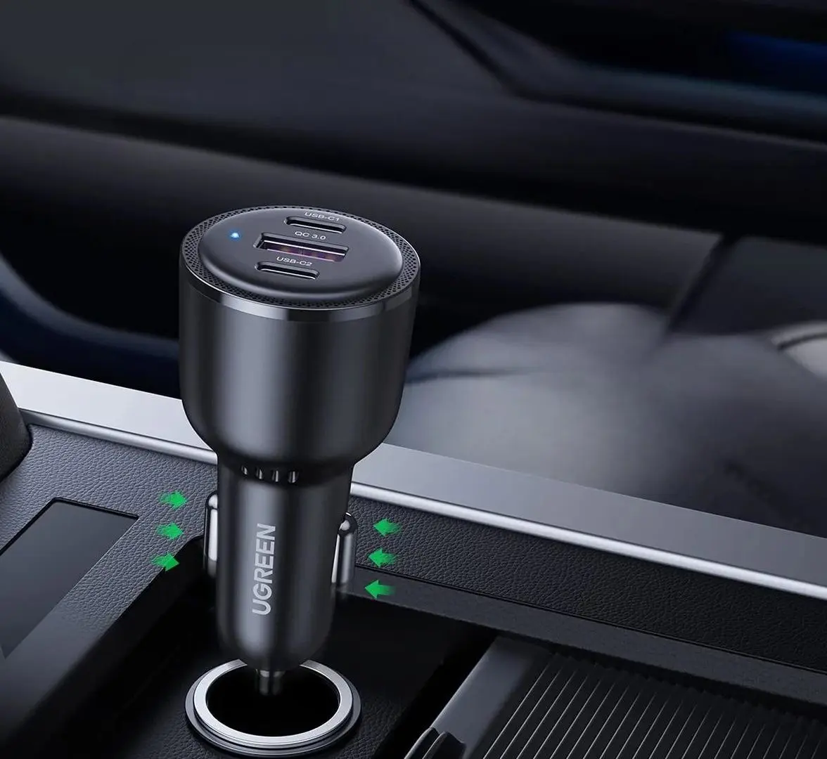 Автомобильное зарядное устройство Ugreen CD239 (Black) - 4