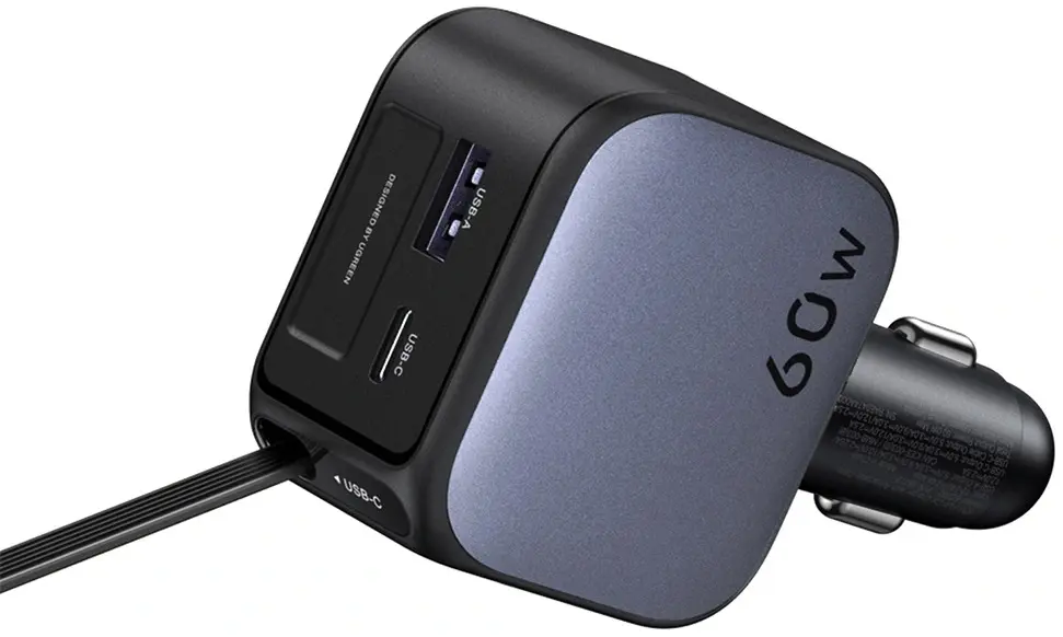 Incarcator auto Ugreen Nexode 55212B (Space Grey)