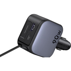 Incarcator auto Ugreen Nexode 55909B (Space Grey) Thumb