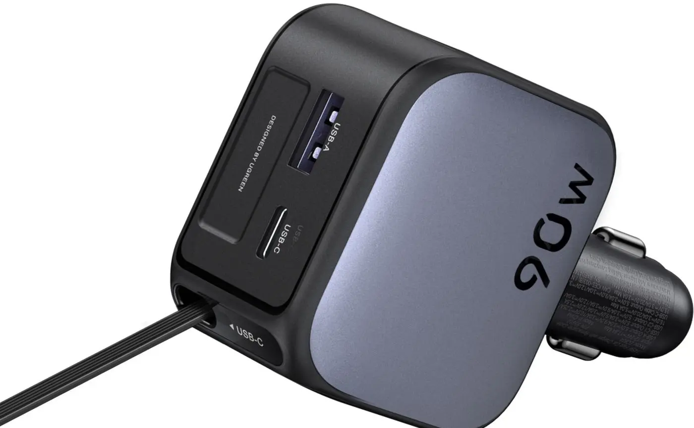 Incarcator auto Ugreen Nexode 55909B (Space Grey)