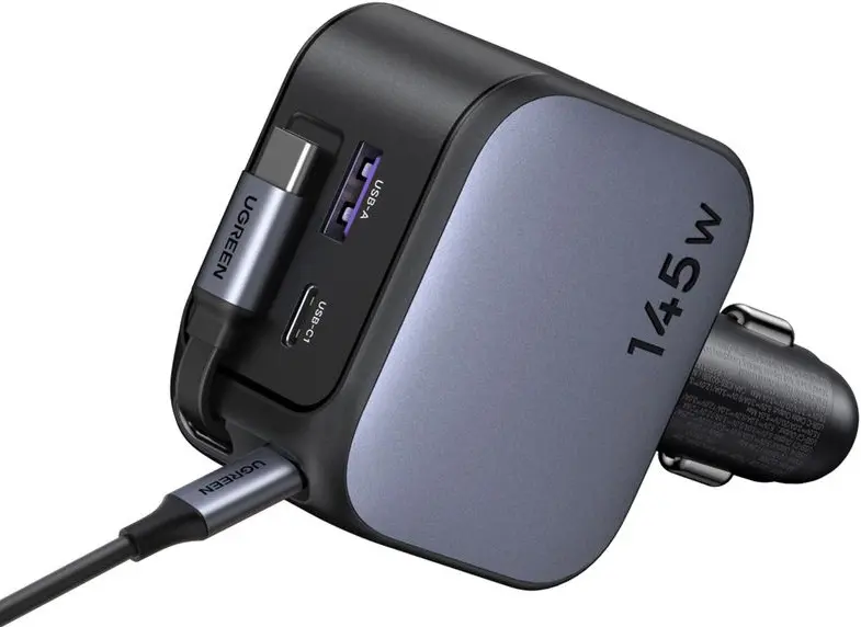 Автомобильное зарядное устройство Ugreen Nexode 55910B (Space Grey)