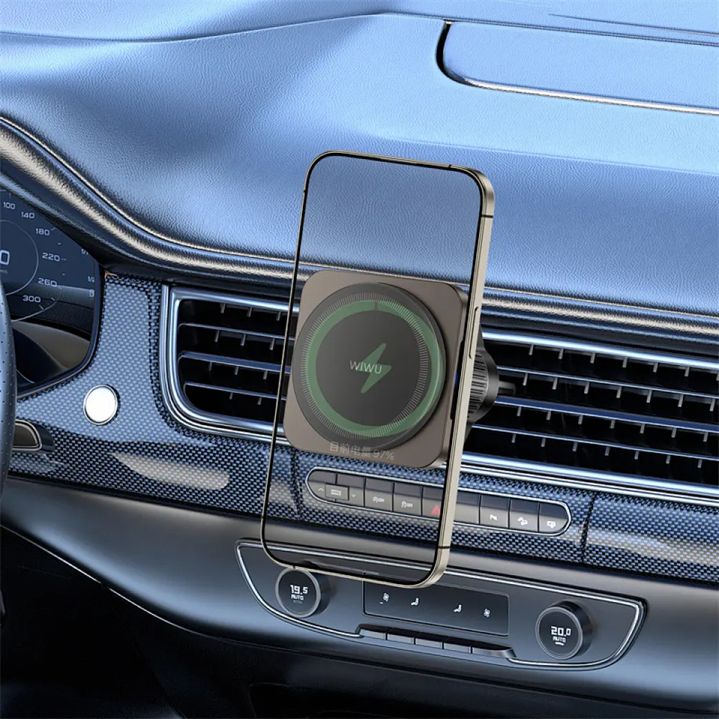 Incarcator auto Wiwu CH-318 (Black/Brown)