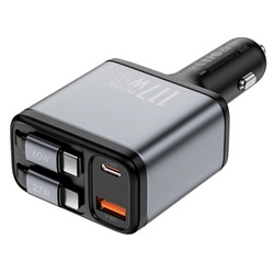 Incarcator auto Wiwu Exeed Wi-QC027 (Grey/Black) Thumb