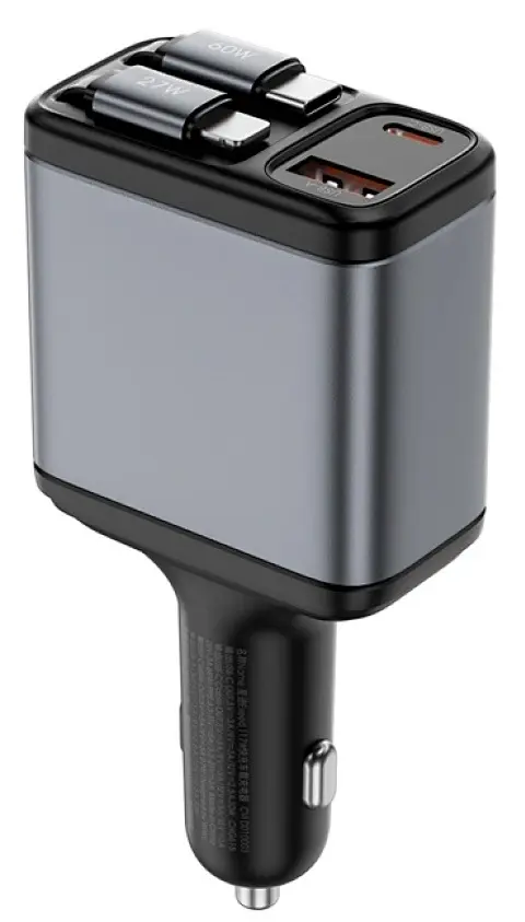Incarcator auto Wiwu Exeed Wi-QC027 (Grey/Black)