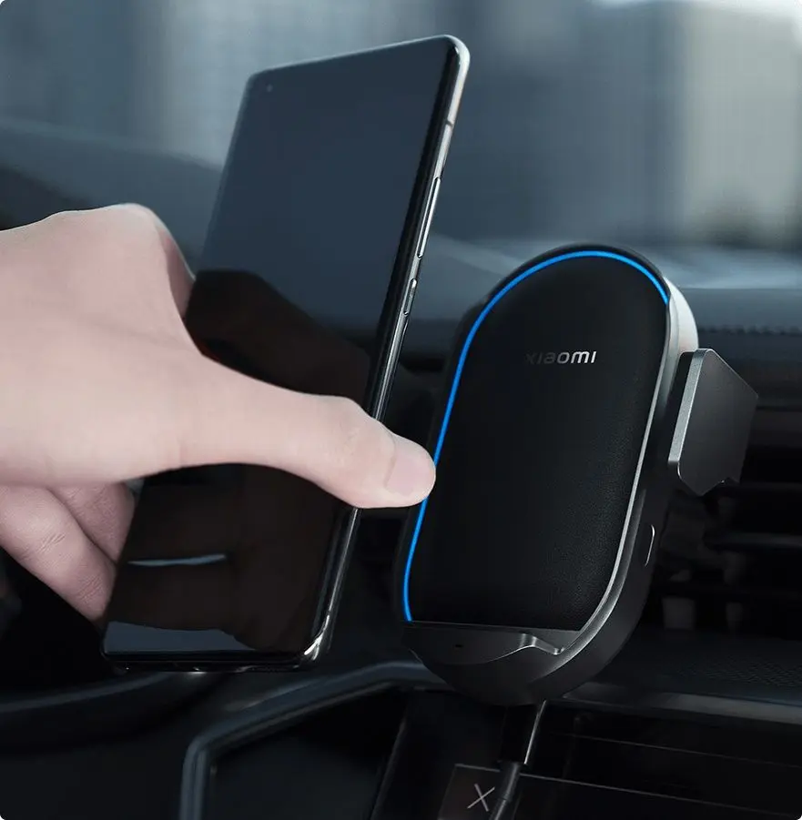 Incarcator auto Xiaomi Mi Wireless 50W Car Charger (Black)