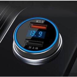 Автомобильное зарядное устройство XO CC30 (Black) Thumb