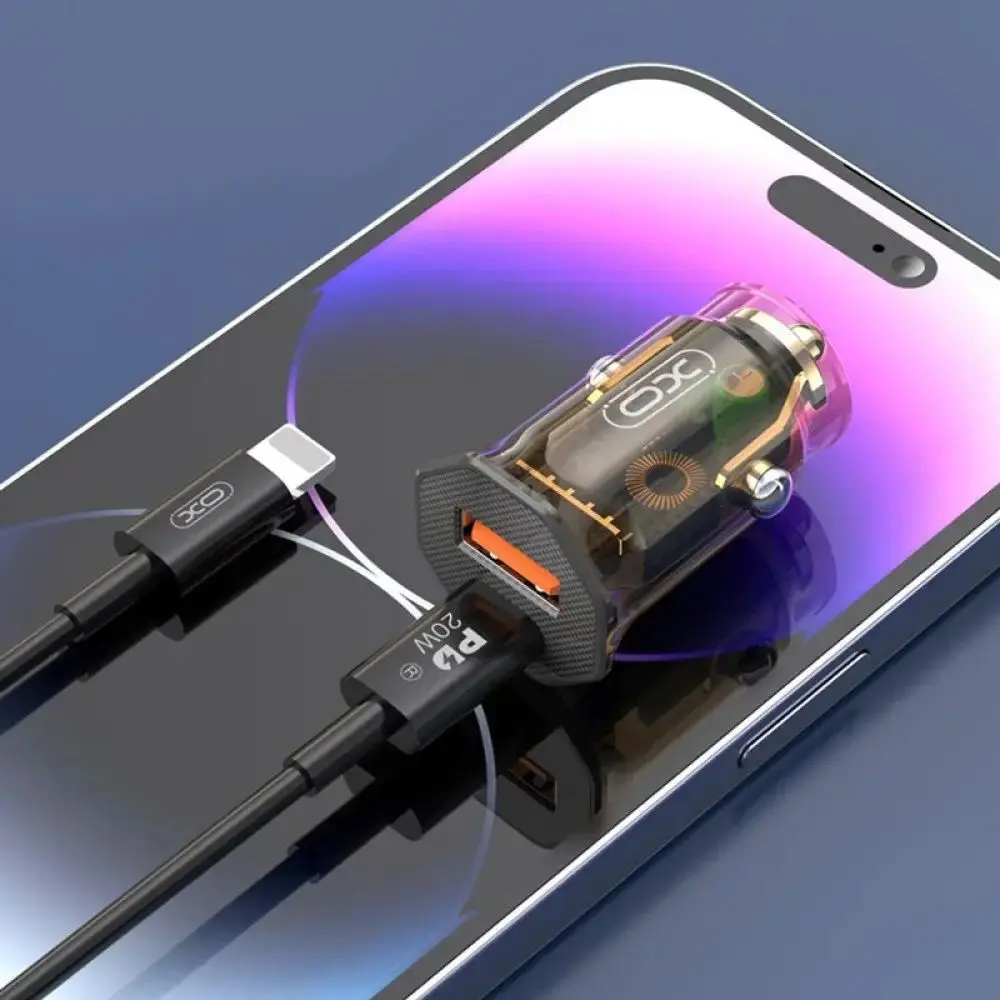 Incarcator auto XO CC50 20W QC3.0 (Brown)