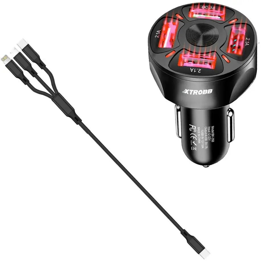 Incarcator auto Xtrobb BK-358 (Black)