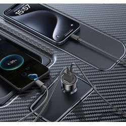 Автомобильное зарядное устройство Yesido Y64 (Black) Thumb