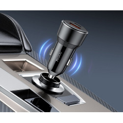 Автомобильное зарядное устройство Yesido Y64 (Black) Thumb